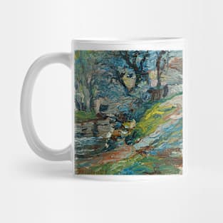 Au Bord De La Riviere, Marseilles by Adolphe Monticelli Mug